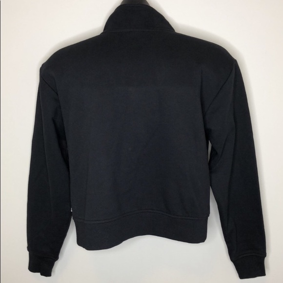 Vans Sweater Pink Zip Black Long Sleeve XS - Picture 2 of 8